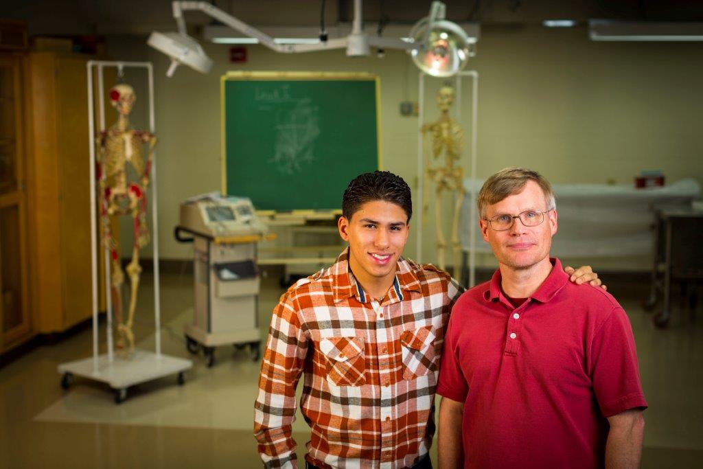 Christian Hernandez credits his success to Prof. Andrew Lokuta, a CIRTL mentor.