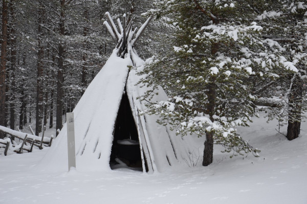 This traditional smoking house is used by the Sámi people of Finland to smoke reindeer meat, according to Thomas DuBois, the Halls-Bascom Professor of Scandinavian Folklore and Religion at UW‒Madison.