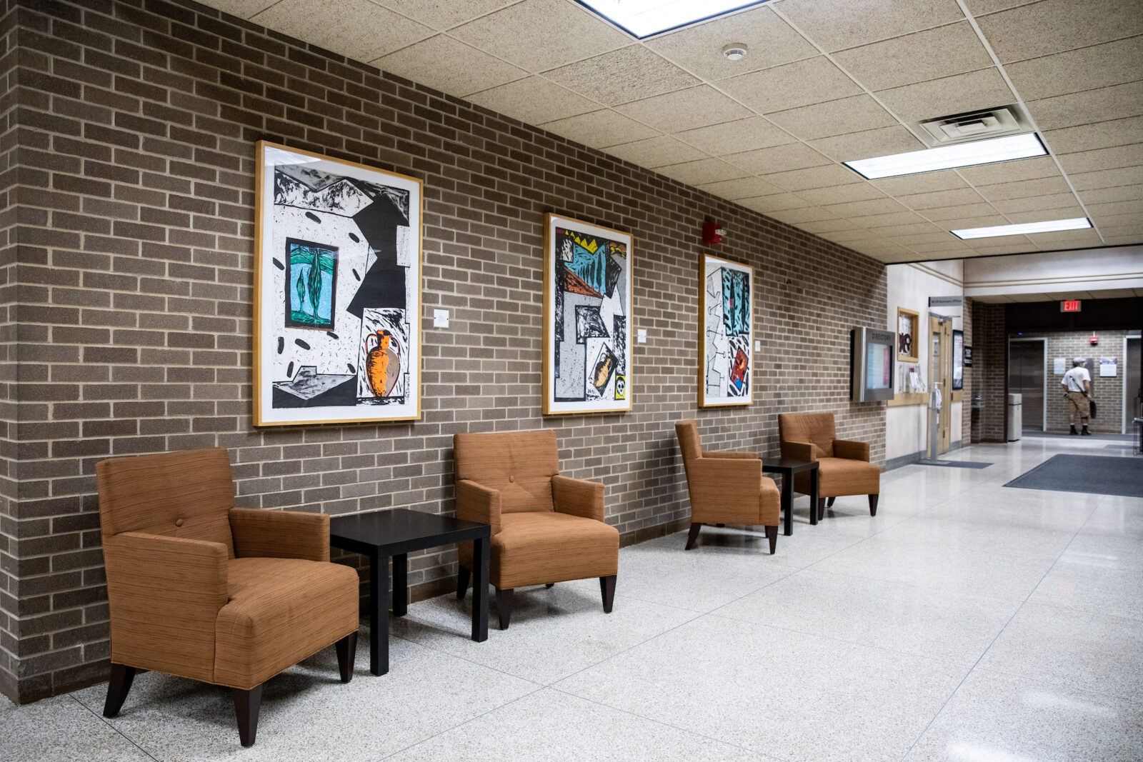 The entrance lobby of the Educational Sciences Building.