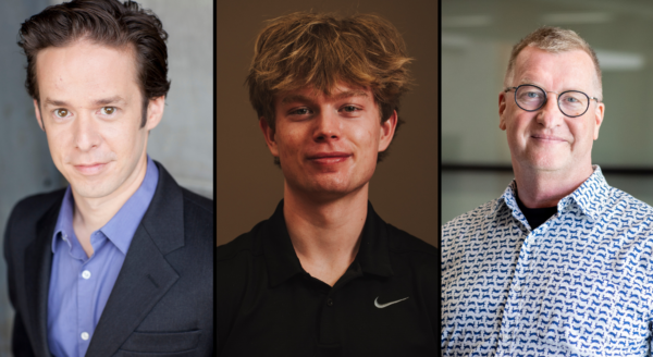 Headshots of Caleb Probst, Mark Miller and Rich Halverson combined into one collage.